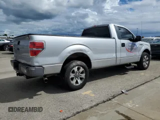 2013 Ford F-150 XL with VIN 1FTNF1CT5DKD55384, listed as a Copart auction lot 74448514 with 0 mi miles and Salvage Title. Bid and sale history available at carsss.com. Image 3.
