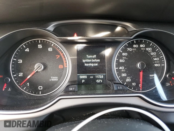 2014 Audi allroad Premium Plus with VIN WA1UFAFL1EA128461, listed as a Copart auction lot 84017974 with 58,955 mi miles and Salvage Title. Bid and sale history available at carsss.com. Image 9.