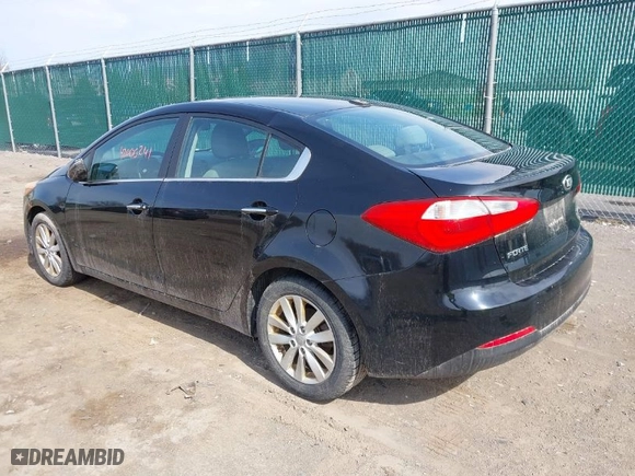 2014 Kia Forte EX with VIN KNAFX4A83E5140813, listed as a IAAI auction lot 42000241 with 201,912 mi miles. Bid and sale history available at carsss.com. Image 3.