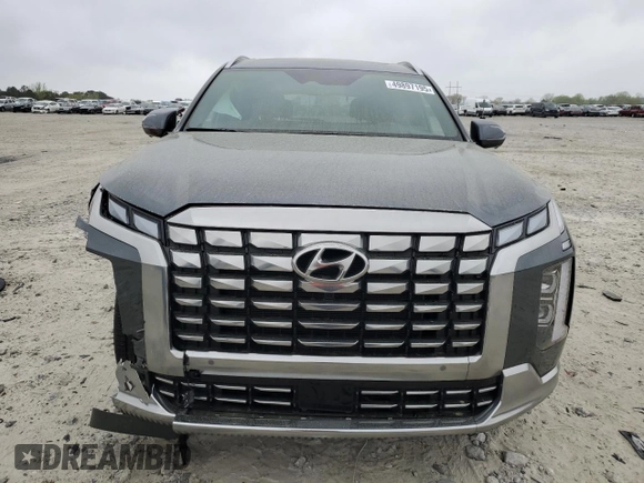 2024 Hyundai Palisade Calligraphy z VIN KM8R7DGEXRU805209, wystawiony jako Copart lot #49897195 z przebiegiem 8394 mil mil oraz Szkoda całkowita • Salvage title. Historia ofert i sprzedaży dostępna na DreamBid. Obrazek 5.