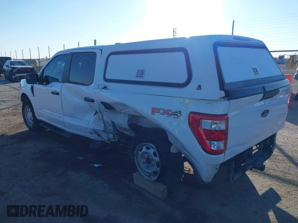 2023 Ford F-150 XL with VIN 1FTFW1E53PKE90953, listed as a IAAI auction lot 40830631 with 33,558 mi miles and . Bid and sale history available at DreamBid. Image 3.