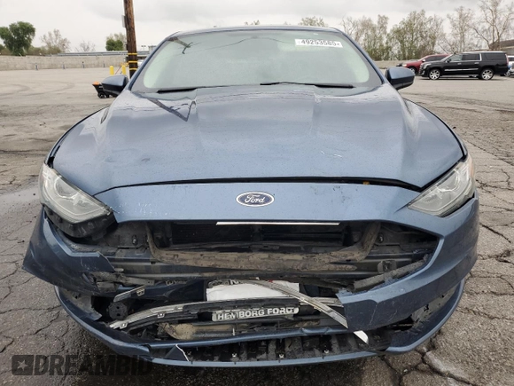 2018 Ford Fusion SE with VIN 3FA6P0HD9JR281283, listed as a Copart auction lot 49253585 with 99,777 mi miles and Salvage Title. Bid and sale history available at carsss.com. Image 5.