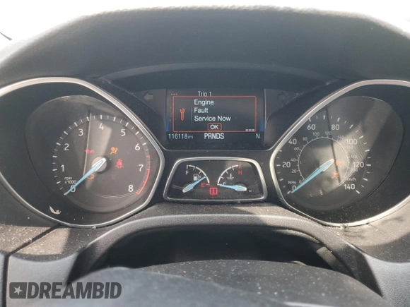 2018 Ford Focus Titanium z VIN 1FADP3N20JL271719, wystawiony jako Copart lot #60784755 z przebiegiem 116 118 mil mil oraz Szkoda całkowita • Salvage title. Historia ofert i sprzedaży dostępna na DreamBid. Obrazek 9.