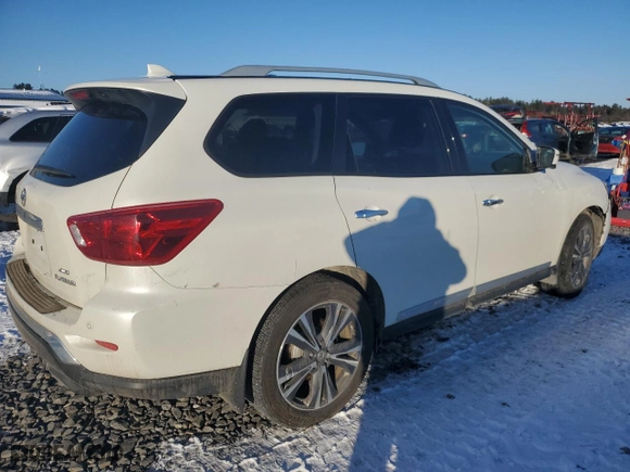 2019 Nissan Pathfinder SV with VIN 5N1DR2MM8KC579249, listed as a Copart auction lot 41774315 with 0 mi miles and Salvage Title. Bid and sale history available at carsss.com. Image 3.