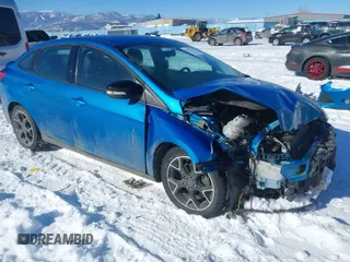 2014 Ford Focus SE with VIN 1FADP3F24EL421528, listed as a IAAI auction lot 41571243 with 90,553 mi miles. Bid and sale history available at carsss.com. Image 1.