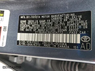 2016 Toyota Corolla L with VIN 2T1BURHE9GC654772, listed as a Copart auction lot 53284105 with 90,042 mi miles and Salvage Title. Bid and sale history available at carsss.com. Image 14.
