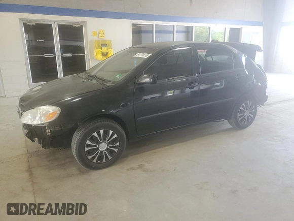 2007 Toyota Corolla CE with VIN JTDBR32E870109535, listed as a Copart auction lot 54179055 with 272,278 mi miles and Salvage Title. Bid and sale history available at carsss.com. Image 1.