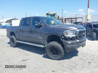 2019 Ram 1500 Big Horn/Lone Star with VIN 1C6RRFFG8KN710927, listed as a IAAI auction lot 41850421 with 66,007 mi miles. Bid and sale history available at carsss.com. Image 1.