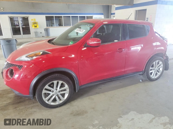 2015 Nissan Juke SV with VIN JN8AF5MR5FT503124, listed as a Copart auction lot 50795475 with 157,784 mi miles and Salvage Title. Bid and sale history available at carsss.com. Image 1.