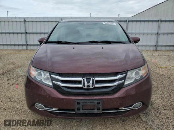 2016 Honda Odyssey Touring Elite with VIN 5FNRL5H9XGB109463, listed as a Copart auction lot 57483225 with 182,450 mi miles and Salvage title. Bid and sale history available at DreamBid. Image 5.
