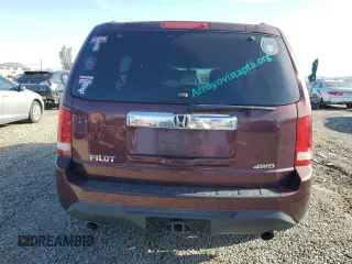 2012 Honda Pilot EX-L with VIN 5FNYF4H64CB019433, listed as a Copart auction lot 49353805 with 177,645 mi miles and Salvage Title. Bid and sale history available at carsss.com. Image 6.