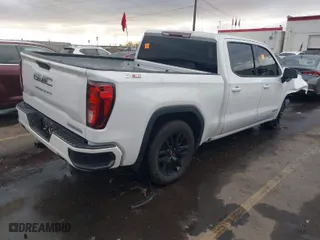 2021 GMC Sierra 1500 Elevation with VIN 3GTU9CED1MG143030, listed as a IAAI auction lot 41359657 with 1 mi miles. Bid and sale history available at carsss.com. Image 4.