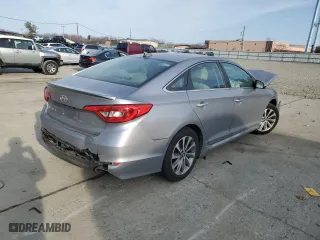 2016 Hyundai Sonata 2.4L Sport with VIN 5NPE34AF4GH319664, listed as a Copart auction lot 48755675 with 0 mi miles and Salvage Title. Bid and sale history available at carsss.com. Image 3.