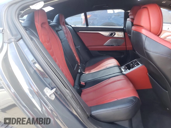 2021 BMW 8 Series M850i with VIN WBAGV8C00MCG65804, listed as a Copart auction lot 60445755 with 37,045 mi miles and Clean title. Bid and sale history available at DreamBid. Image 10.