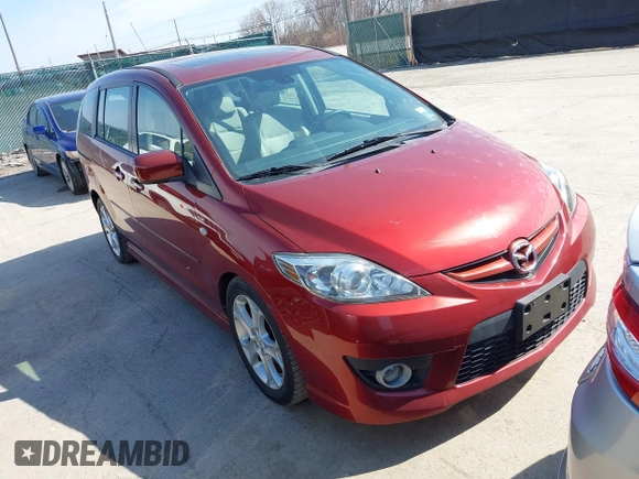 2008 Mazda 5 Sport with VIN JM1CR293480307954, listed as a IAAI auction lot 41775941 with 102,645 mi miles. Bid and sale history available at carsss.com. Image 1.
