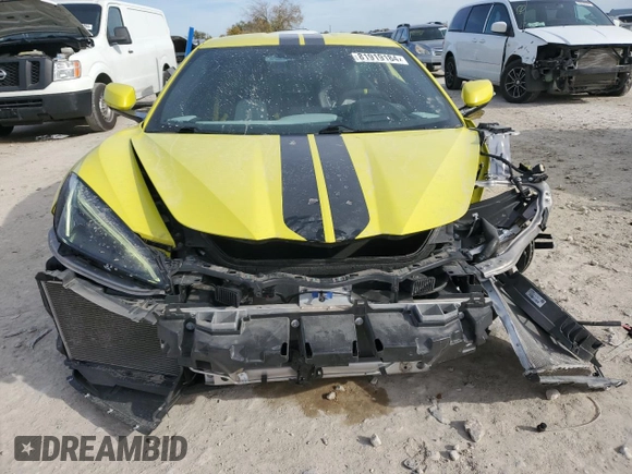 2021 Chevrolet Corvette 3LT with VIN 1G1YC2D4XM5105231, listed as a Copart auction lot 81919184 with 11,529 mi miles and Salvage Title. Bid and sale history available at carsss.com. Image 5.