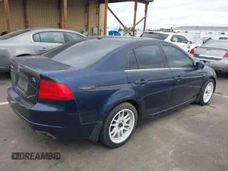 2004 Acura TL with VIN 19UUA66264A027098, listed as a IAAI auction lot 42141466 with 229,406 mi miles. Bid and sale history available at carsss.com. Image 4.