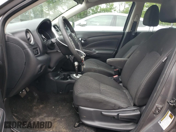 2017 Nissan Versa SV with VIN 3N1CN7AP7HL839843, listed as a Copart auction lot 58480605 with 101,910 mi miles and Salvage title. Bid and sale history available at DreamBid. Image 7.