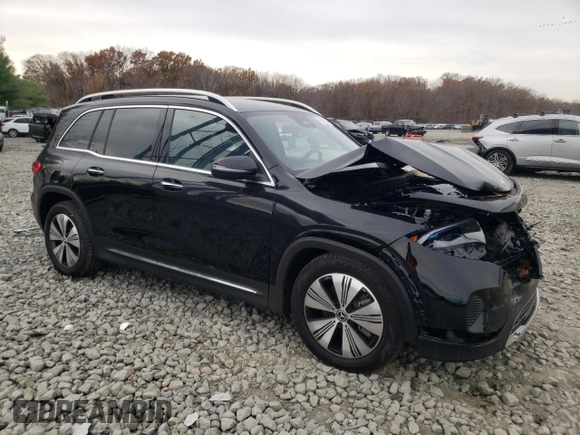 2024 Mercedes-Benz EQB 300 z VIN W1N9M0KB6RN078656, wystawiony jako Copart lot #79579554 z przebiegiem 1 170 mil mil oraz Szkoda całkowita • Salvage title. Historia ofert i sprzedaży dostępna na DreamBid. Obrazek 4.