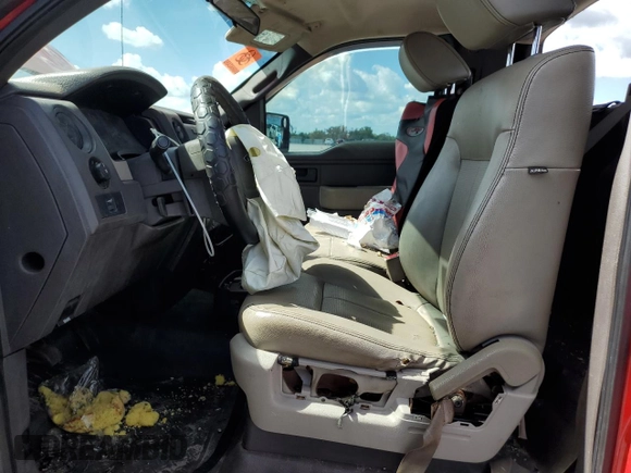 2009 Ford F-150 XL with VIN 1FTRF12WX9KC15223, listed as a Copart auction lot 56730825 with Not provided miles and Salvage title. Bid and sale history available at DreamBid. Image 7.