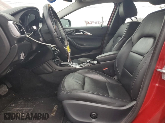 2017 Infiniti QX30 Luxury with VIN SJKCH5CR4HA035947, listed as a Copart auction lot 46508454 with 96,555 mi miles and Salvage Title. Bid and sale history available at carsss.com. Image 7.