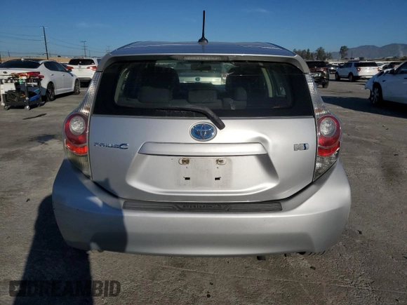 2012 Toyota Prius One with VIN JTDKDTB30C1023850, listed as a Copart auction lot 46884765 with 201,849 mi miles and Salvage Title. Bid and sale history available at carsss.com. Image 6.