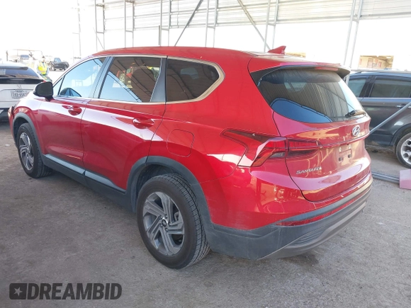 2021 Hyundai Santa Fe SE with VIN 5NMS14AJ5MH311823, listed as a IAAI auction lot 41301373 with 70,379 mi miles. Bid and sale history available at carsss.com. Image 3.