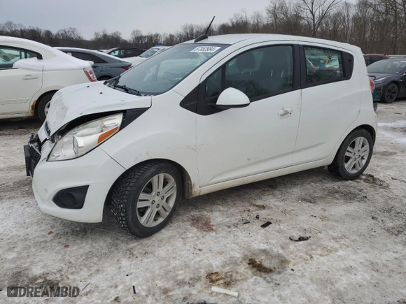 2015 Chevrolet Spark LS with VIN KL8CA6S91FC753710, listed as a Copart auction lot 87352984 with 181,072 mi miles and Salvage Title. Bid and sale history available at carsss.com. Image 1.