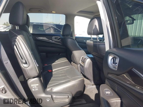 2018 Infiniti QX60 with VIN 5N1DL0MM5JC527646, listed as a IAAI auction lot 41824068 with 116,934 mi miles and . Bid and sale history available at DreamBid. Image 8.