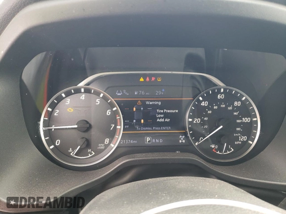 2023 Nissan Titan SV с VIN 1N6AA1EC1PN108728, выставлен на аукционе Copart как лот 46535065 с пробегом 21 374 миль миль и Списание • Salvage title. История ставок и продаж доступна на DreamBid. Изображение 9.
