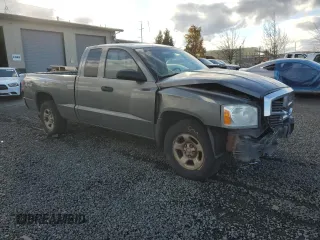 2005 Dodge Dakota ST with VIN 1D7HW22K45S270278, listed as a Copart auction lot 85540104 with 90,707 mi miles and Salvage Title. Bid and sale history available at DreamBid. Image 4.