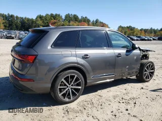 2023 Audi Q7 Premium Plus with VIN WA1LXBF75PD011646, listed as a Copart auction lot 75040644 with 13,347 mi miles and Salvage title. Bid and sale history available at DreamBid. Image 3.