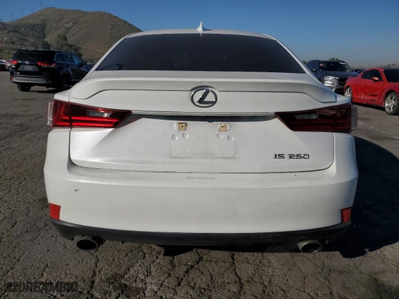 2015 Lexus IS 250 with VIN JTHBF1D25F5070600, listed as a Copart auction lot 46471495 with 103,243 mi miles and Salvage Title. Bid and sale history available at carsss.com. Image 6.