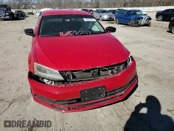 2015 Volkswagen Jetta SE z VIN 3VWD07AJ2FM352677, wystawiony jako Copart lot #47873795 z przebiegiem Nie podano mil oraz Szkoda całkowita • Salvage title. Historia ofert i sprzedaży dostępna na DreamBid. Obrazek 10.