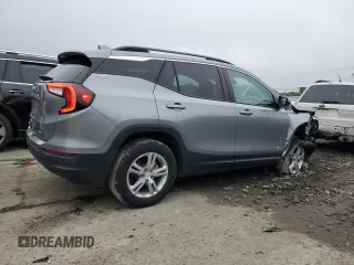 2023 GMC Terrain SLE with VIN 3GKALTEG6PL208923, listed as a Copart auction lot 60535645 with 18,225 mi miles and Salvage title. Bid and sale history available at DreamBid. Image 3.