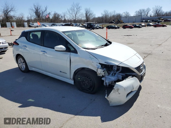 2018 Nissan LEAF S with VIN 1N4AZ1CP7JC302805, listed as a Copart auction lot 49909545 with 68,843 mi miles and Salvage Title. Bid and sale history available at DreamBid. Image 4.