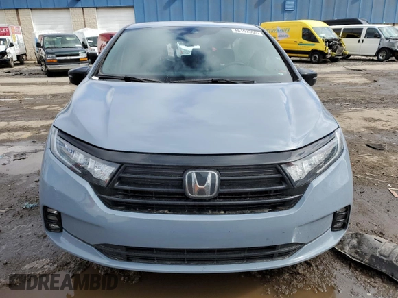 2023 Honda Odyssey Sport with VIN 5FNRL6H76PB052523, listed as a Copart auction lot 48102355 with Not Provided miles and Salvage Title. Bid and sale history available at carsss.com. Image 5.