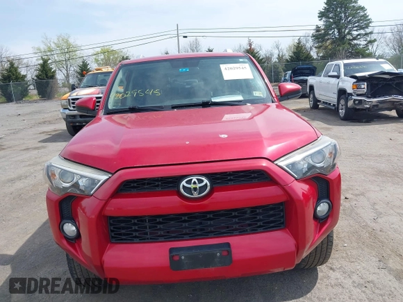 2016 Toyota 4Runner Limited with VIN JTEBU5JR8G5335782, listed as a IAAI auction lot 42029545 with 228,889 mi miles and . Bid and sale history available at DreamBid. Image 12.