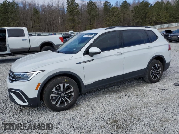 2023 Volkswagen Tiguan S with VIN 3VVRB7AX1PM054678, listed as a Copart auction lot 42378655 with 23,694 mi miles and Salvage title. Bid and sale history available at DreamBid. Image 1.