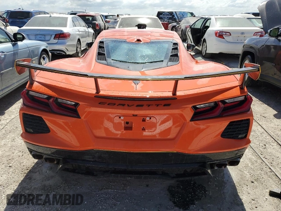 2020 Chevrolet Corvette 2LT with VIN 1G1Y72D41L5102561, listed as a Copart auction lot 74697964 with 0 mi miles and Non Repairable. Bid and sale history available at carsss.com. Image 6.