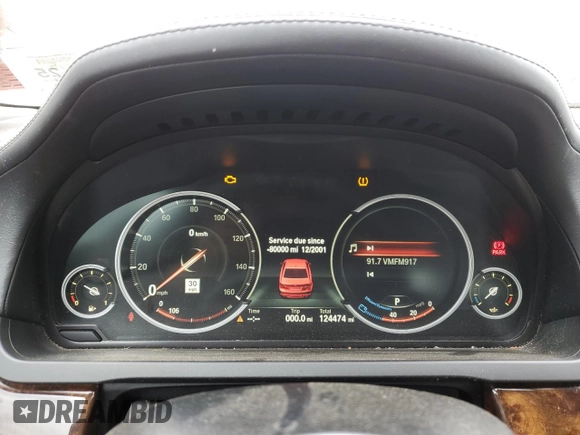 2014 BMW 7 Series ALPINA B7 xDrive with VIN WBAYF8C5XED142604, listed as a Copart auction lot 52551345 with 124,474 mi miles and Clean Title. Bid and sale history available at DreamBid. Image 9.