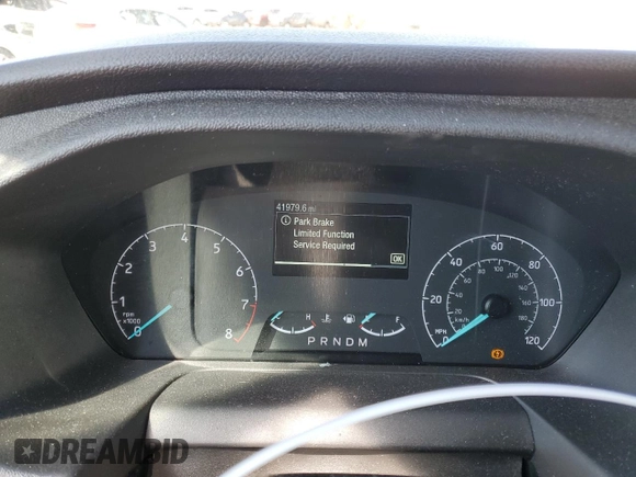 2023 Ford Transit with VIN 1FBAX9X8XPKA45787, listed as a Copart auction lot 54545034 with 41,979 mi miles and Salvage Title. Bid and sale history available at DreamBid. Image 9.