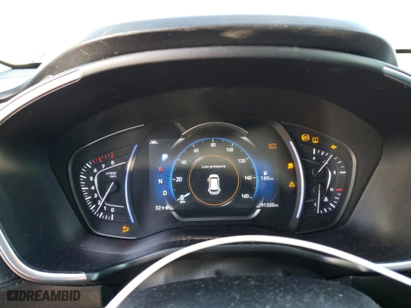 2020 Hyundai Santa Fe SEL with VIN 5NMS3CAD5LH203117, listed as a Copart auction lot 48040895 with 91,320 mi miles and Salvage Title. Bid and sale history available at carsss.com. Image 9.