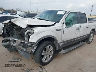 2017 Ford F-150 XL with VIN 1FTEW1EG0HFB70948, listed as a IAAI auction lot 41753174 with 217,677 mi miles. Bid and sale history available at carsss.com. Image 2.