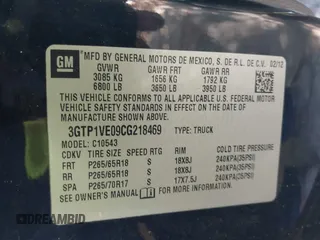 2012 GMC Sierra 1500 SLE z VIN 3GTP1VE09CG218469, wystawiony jako IAAI lot #42079393 z przebiegiem 215 764 mil mil oraz . Historia ofert i sprzedaży dostępna na DreamBid. Obrazek 9.
