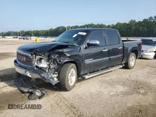2013 GMC Sierra 1500 SLE with VIN 3GTP1VE06DG264293, listed as a Copart auction lot 62475055 with 209,250 mi miles and Salvage title. Bid and sale history available at DreamBid. Image 1.
