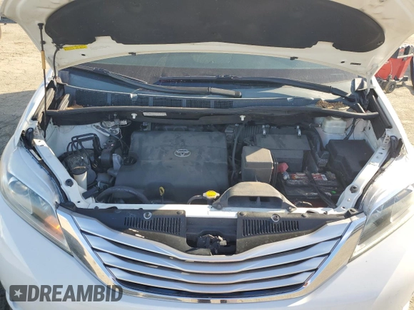 2015 Toyota Sienna Limited with VIN 5TDDK3DC2FS099332, listed as a Copart auction lot 47571435 with 107,449 mi miles and Salvage Title. Bid and sale history available at DreamBid. Image 12.