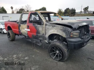 2005 Ford F-250 XL with VIN 1FTSW21535ED16936, listed as a Copart auction lot 81793713 with Not provided miles and Non repairable. Bid and sale history available at DreamBid. Image 4.