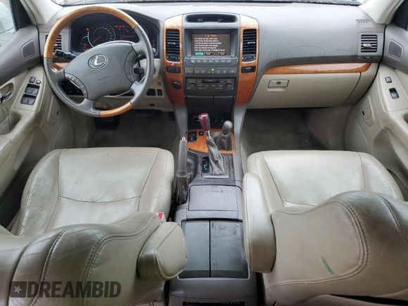 2004 Lexus GX 470 z VIN JTJBT20X740034366, wystawiony jako Copart lot #58697505 z przebiegiem 152 322 mil mil oraz Czysty tytuł • Clean title. Historia ofert i sprzedaży dostępna na DreamBid. Obrazek 8.
