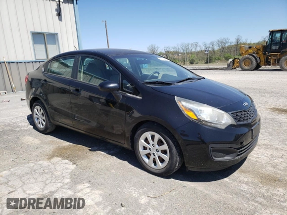 2015 Kia Rio LX with VIN KNADM4A35F6457041, listed as a Copart auction lot 54929285 with 183,431 mi miles and Clean Title. Bid and sale history available at carsss.com. Image 4.